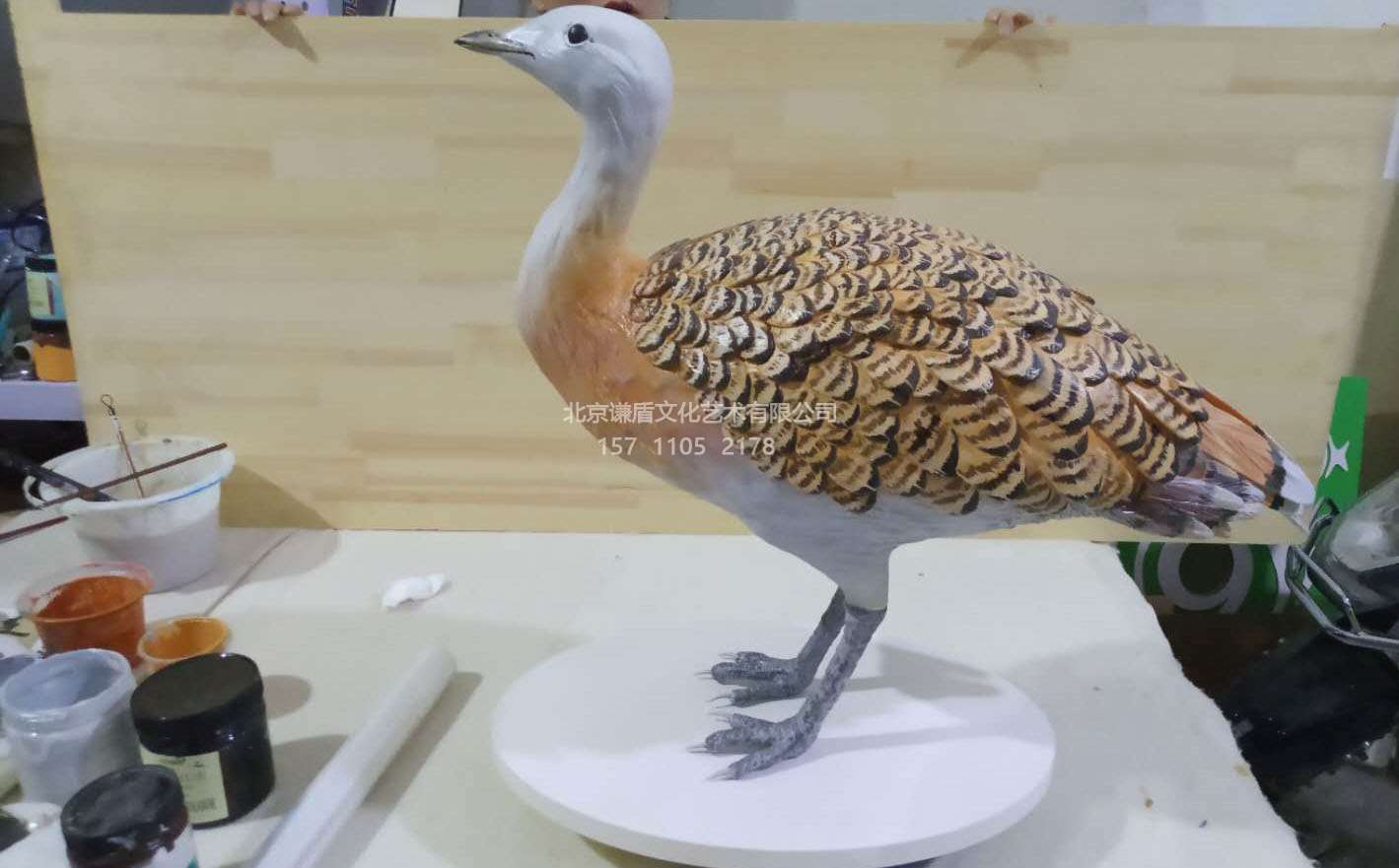 3d打印大鸨彩绘上色